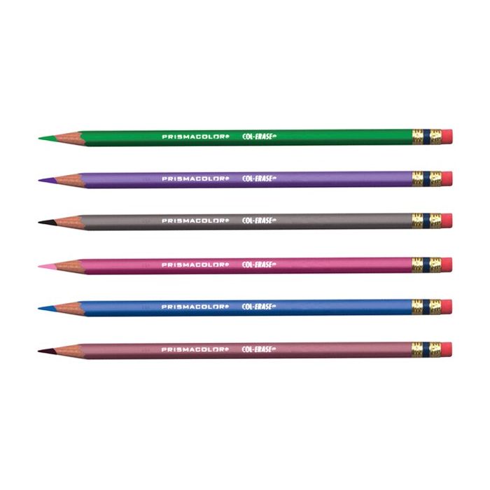 Prismacolor Col-Erase Erasable Colored Pencil BROWN Set/12 